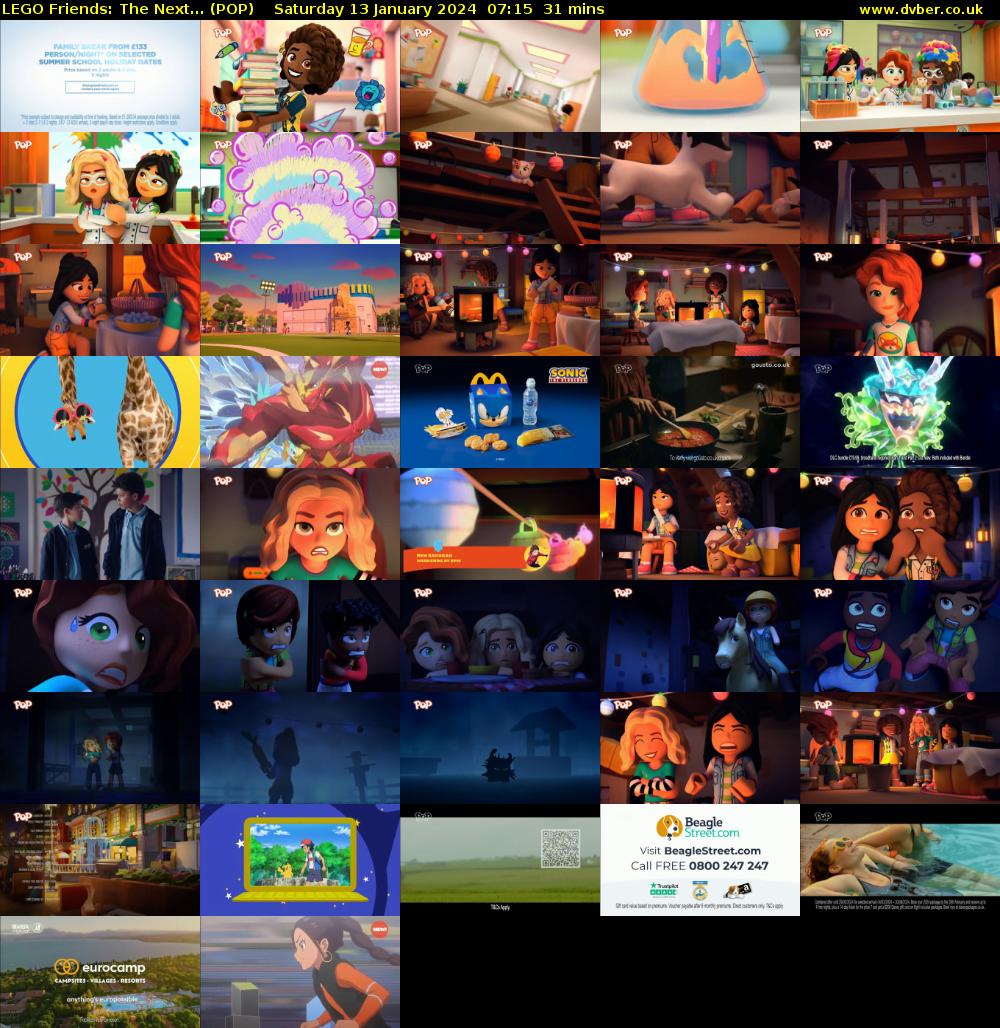 LEGO Friends: The Next... (POP) Saturday 13 January 2024 07:15 - 07:46