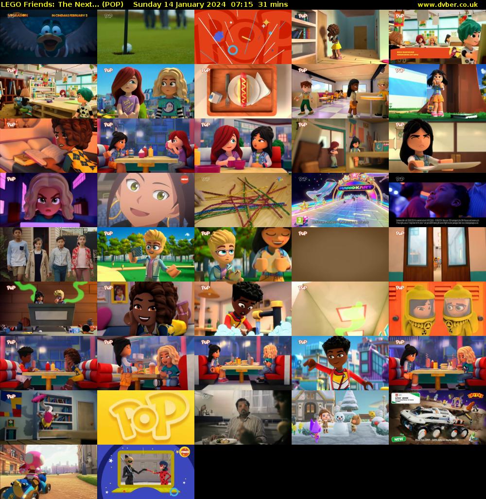 LEGO Friends: The Next... (POP) Sunday 14 January 2024 07:15 - 07:46