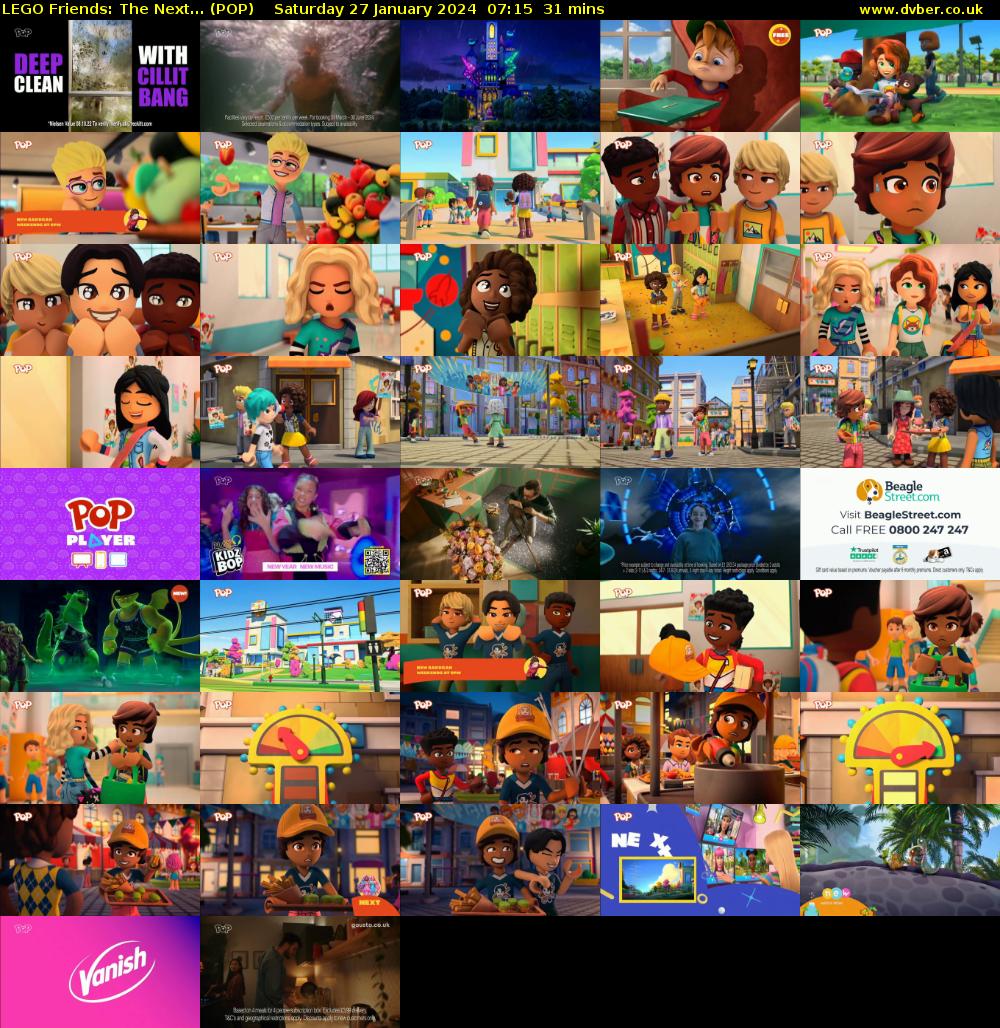 LEGO Friends: The Next... (POP) Saturday 27 January 2024 07:15 - 07:46
