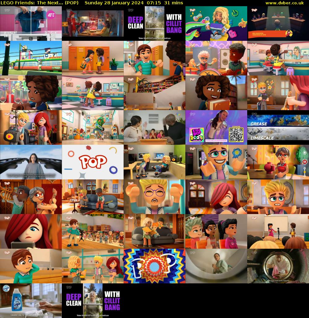 LEGO Friends: The Next... (POP) Sunday 28 January 2024 07:15 - 07:46