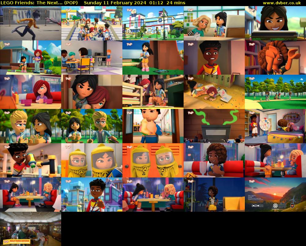 LEGO Friends: The Next... (POP) Sunday 11 February 2024 01:12 - 01:36