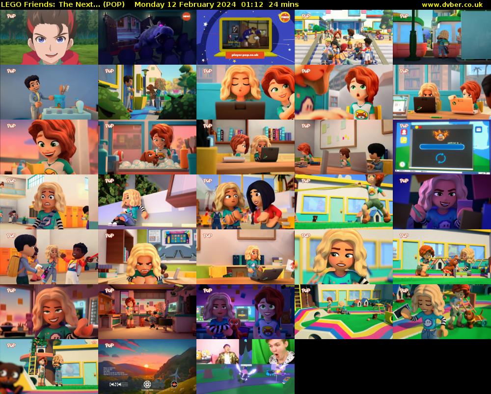 LEGO Friends: The Next... (POP) Monday 12 February 2024 01:12 - 01:36