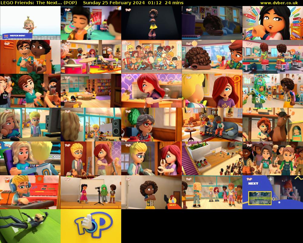 LEGO Friends: The Next... (POP) Sunday 25 February 2024 01:12 - 01:36