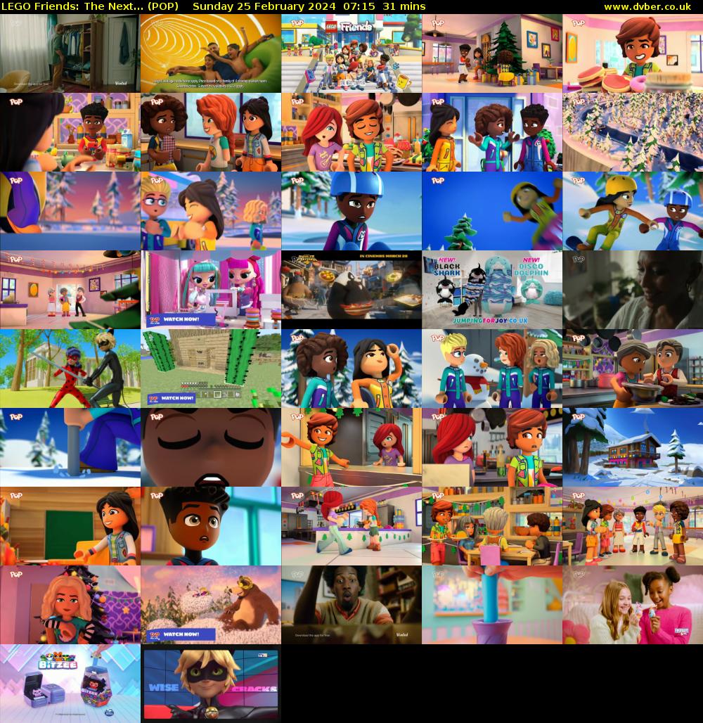 LEGO Friends: The Next... (POP) Sunday 25 February 2024 07:15 - 07:46