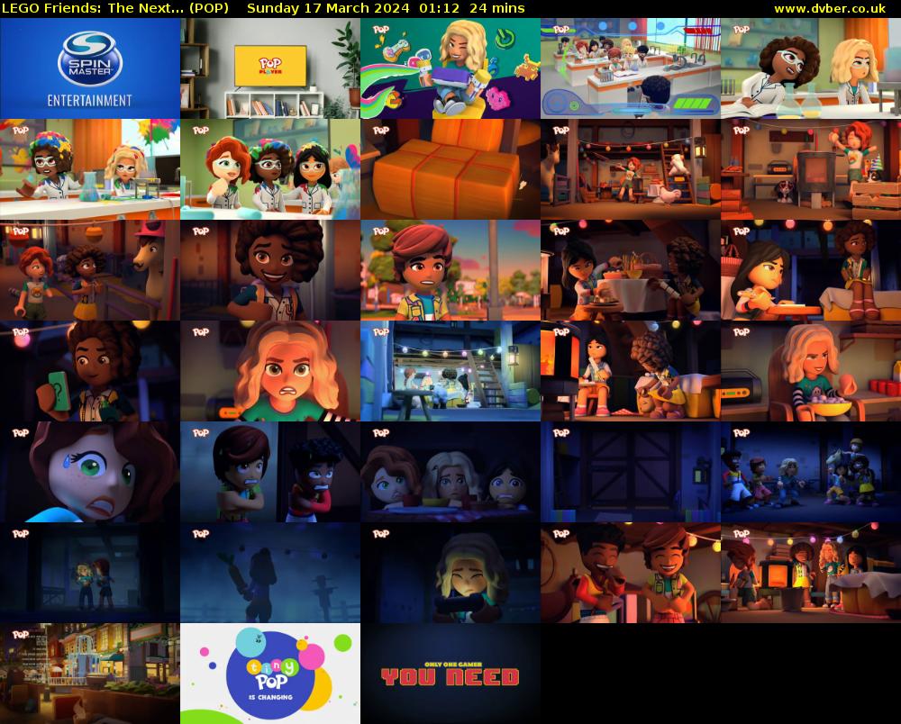 LEGO Friends: The Next... (POP) Sunday 17 March 2024 01:12 - 01:36