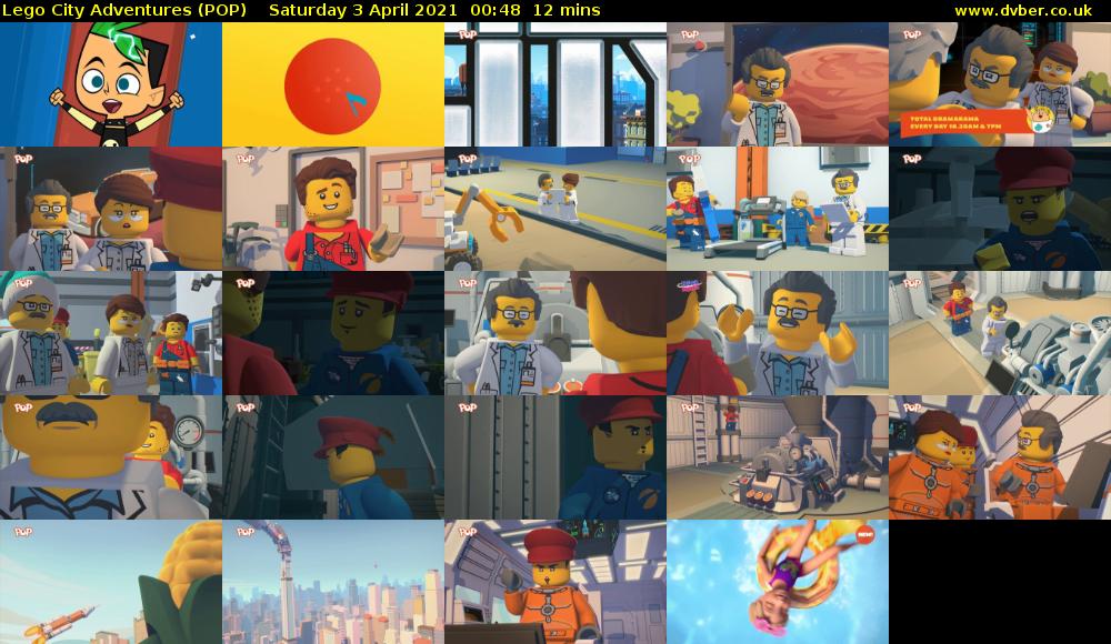 Lego City Adventures (POP) Saturday 3 April 2021 00:48 - 01:00