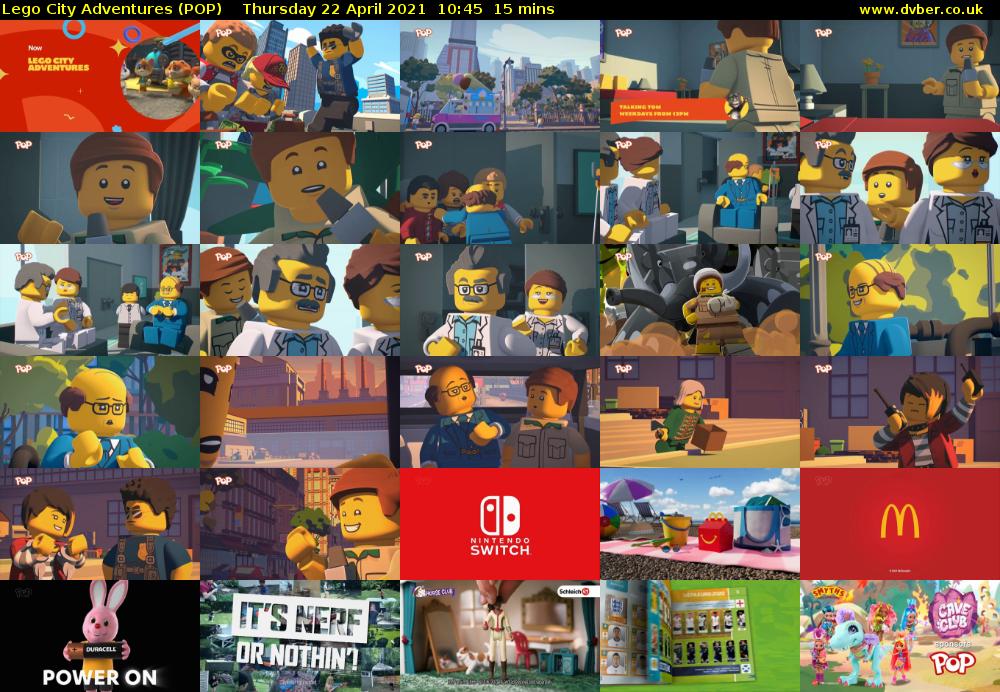 Lego City Adventures (POP) Thursday 22 April 2021 10:45 - 11:00