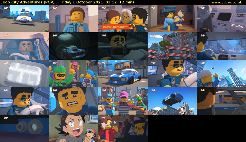Lego City Adventures (POP) Friday 1 October 2021 01:12 - 01:24