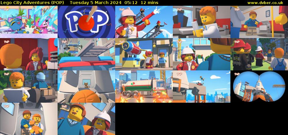 Lego City Adventures (POP) Tuesday 5 March 2024 05:12 - 05:24