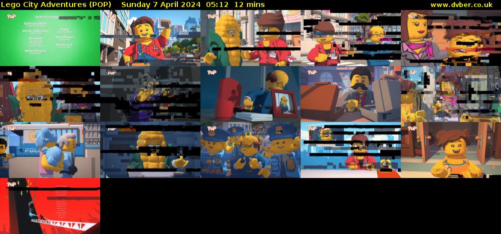 Lego City Adventures (POP) Sunday 7 April 2024 05:12 - 05:24