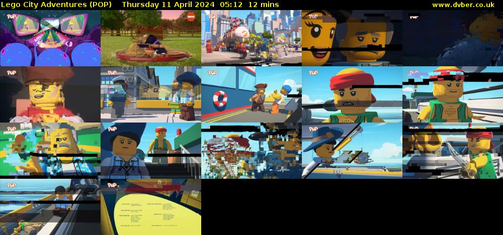 Lego City Adventures (POP) Thursday 11 April 2024 05:12 - 05:24