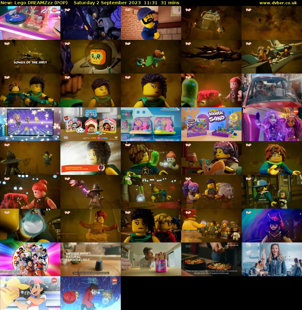 Lego DREAMZzz (POP) Saturday 2 September 2023 11:31 - 12:02