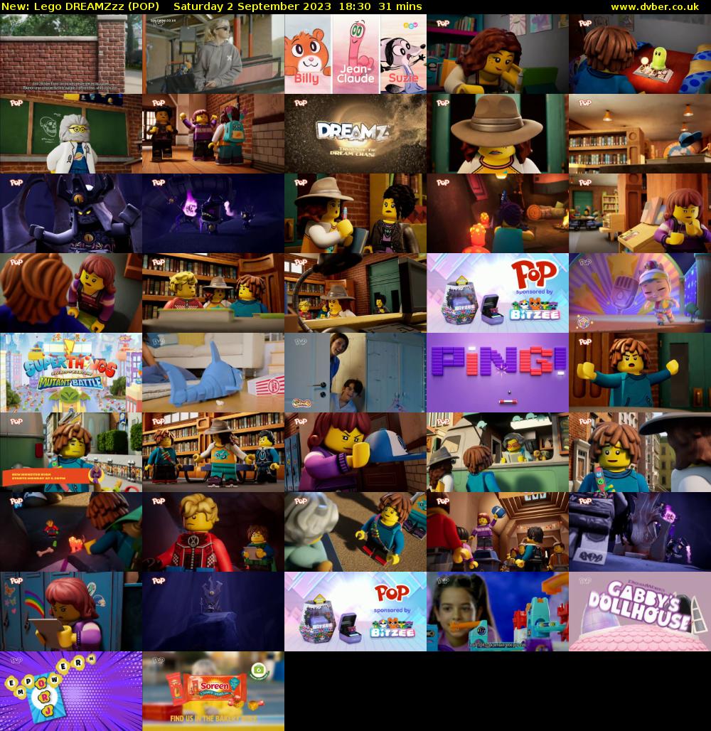 Lego DREAMZzz (POP) Saturday 2 September 2023 18:30 - 19:01