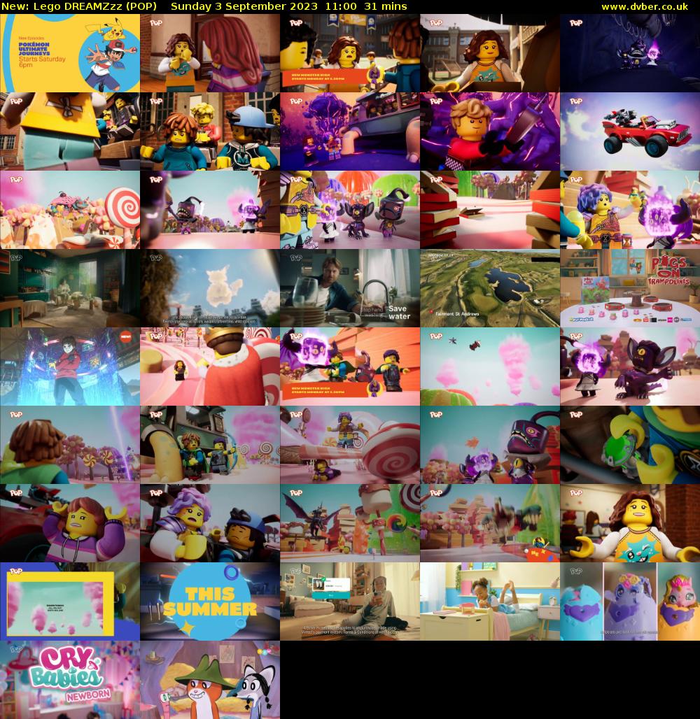 Lego DREAMZzz (POP) Sunday 3 September 2023 11:00 - 11:31