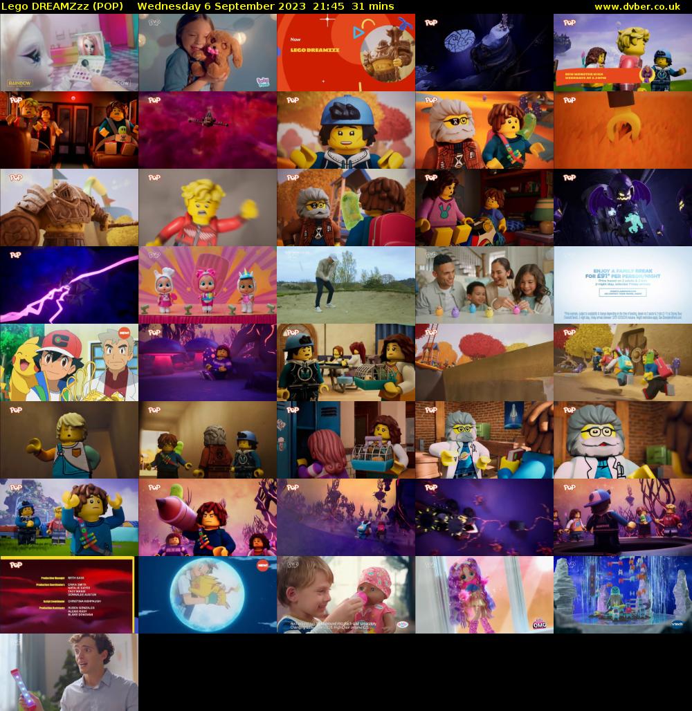 Lego DREAMZzz (POP) Wednesday 6 September 2023 21:45 - 22:16