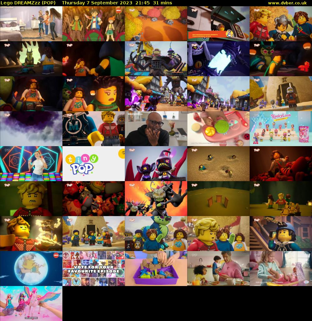 Lego DREAMZzz (POP) Thursday 7 September 2023 21:45 - 22:16