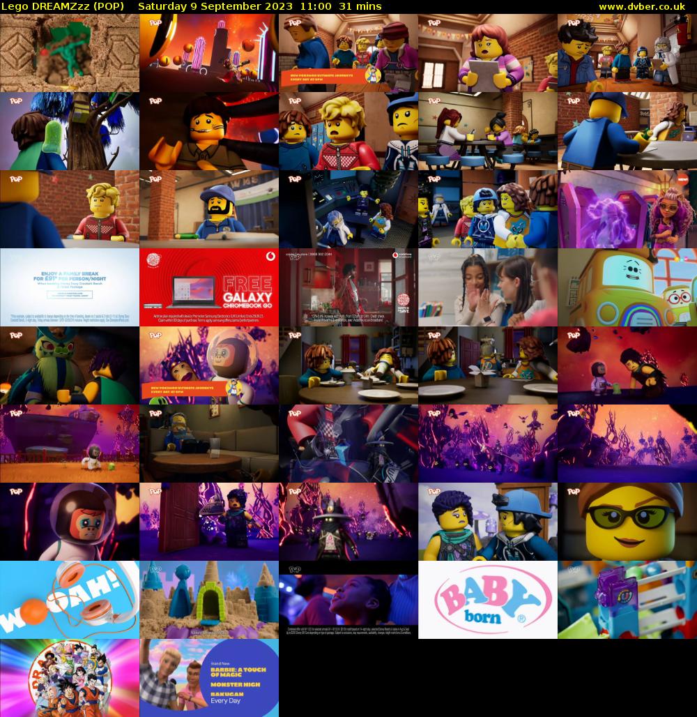 Lego DREAMZzz (POP) Saturday 9 September 2023 11:00 - 11:31