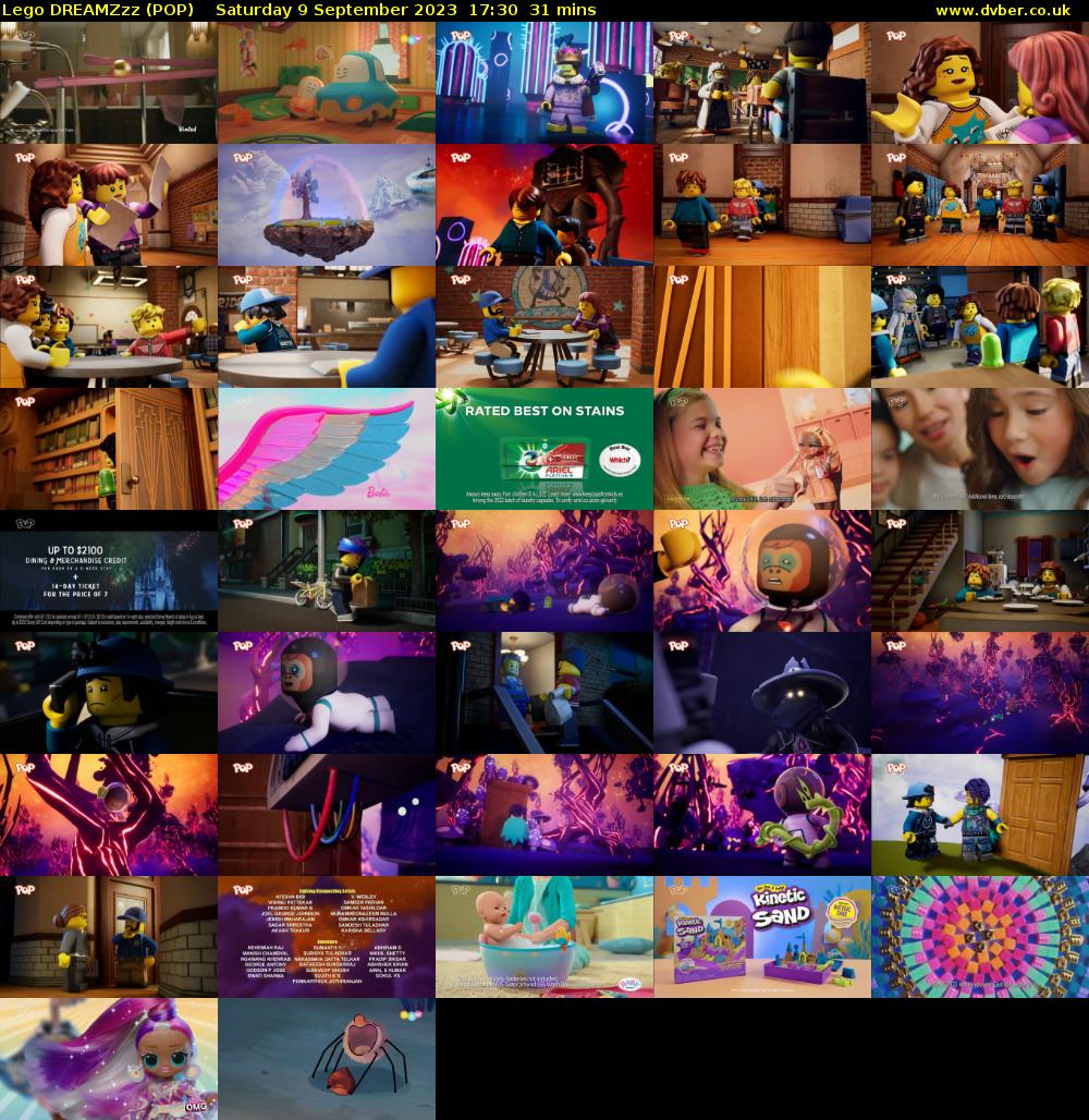 Lego DREAMZzz (POP) Saturday 9 September 2023 17:30 - 18:01