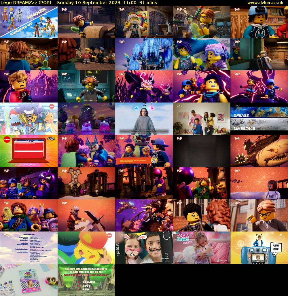 Lego DREAMZzz (POP) Sunday 10 September 2023 11:00 - 11:31