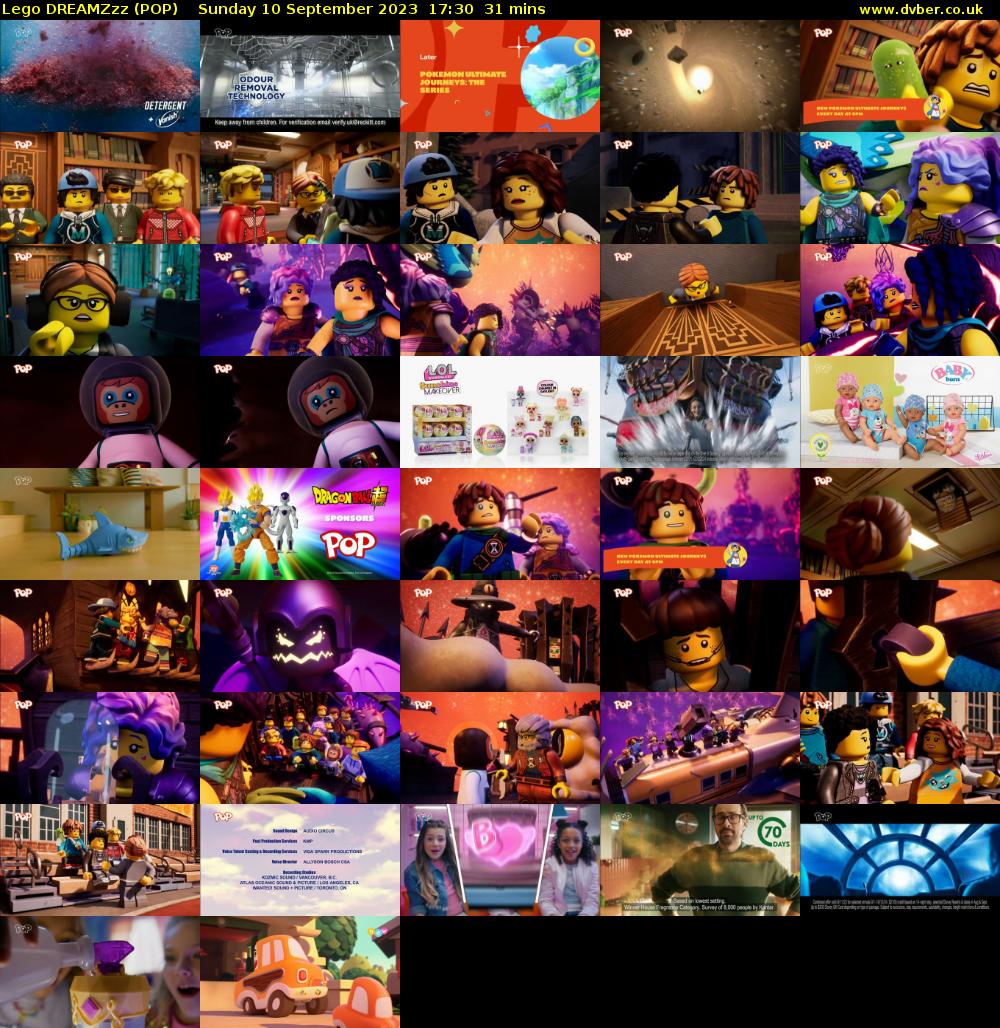 Lego DREAMZzz (POP) Sunday 10 September 2023 17:30 - 18:01