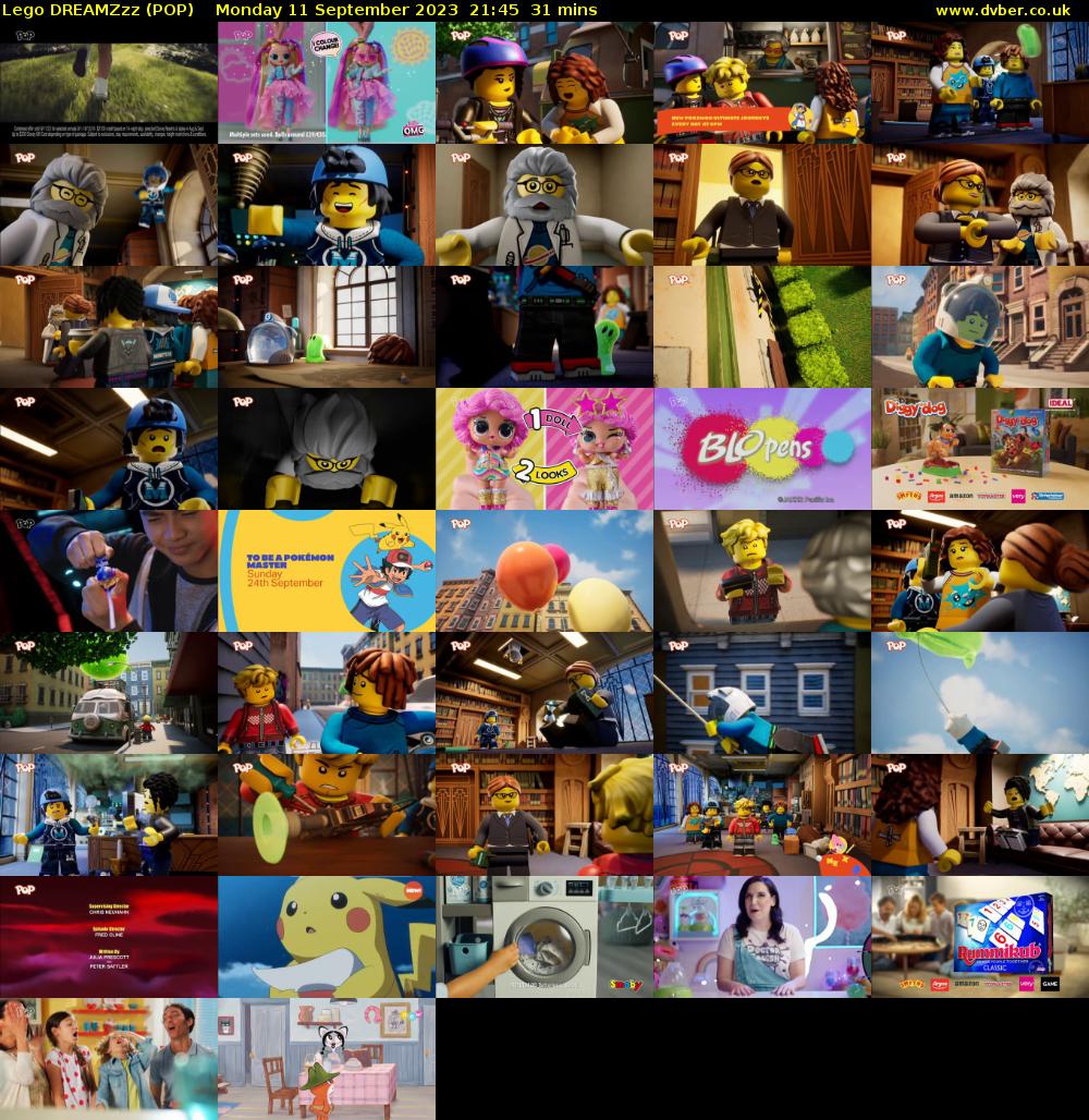 Lego DREAMZzz (POP) Monday 11 September 2023 21:45 - 22:16