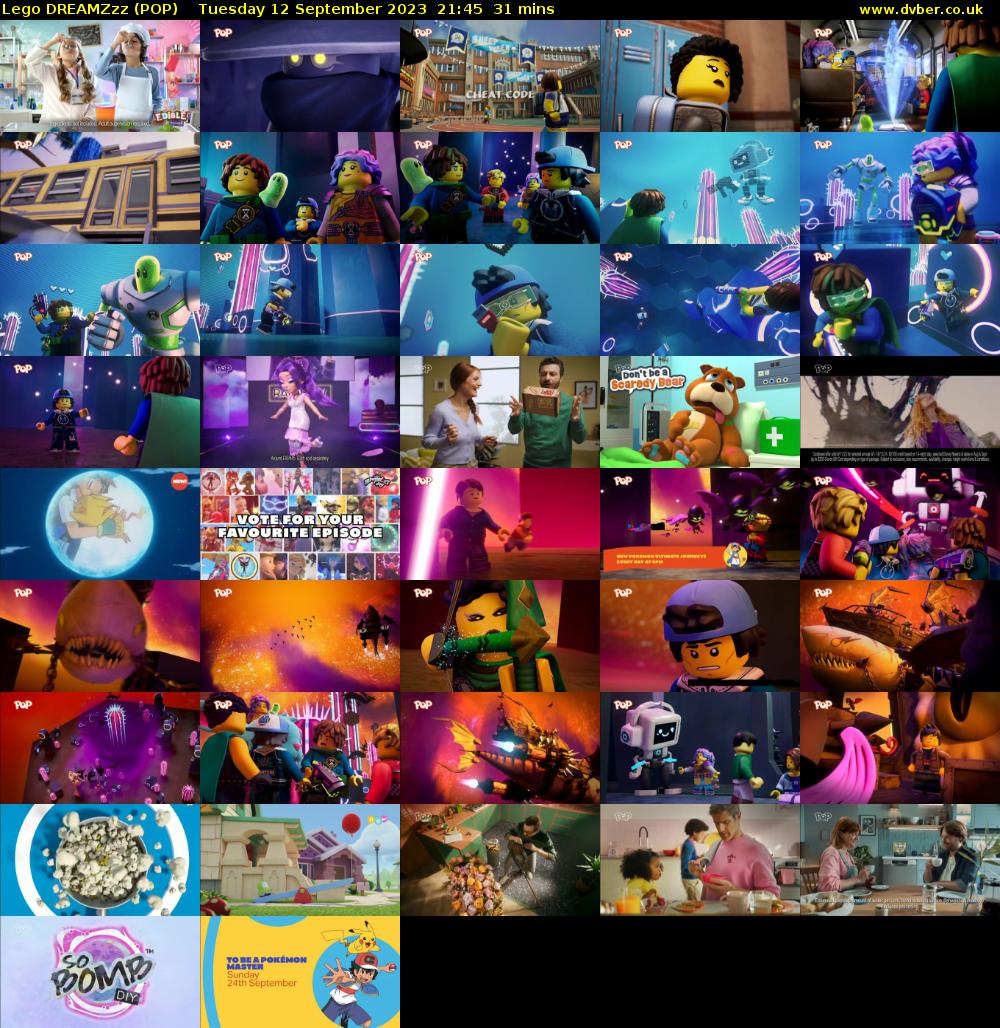 Lego DREAMZzz (POP) Tuesday 12 September 2023 21:45 - 22:16