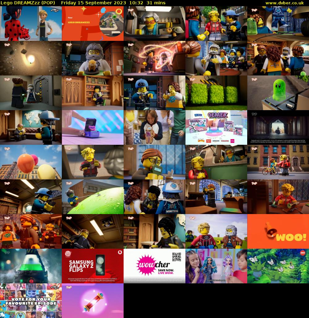 Lego DREAMZzz (POP) Friday 15 September 2023 10:32 - 11:03
