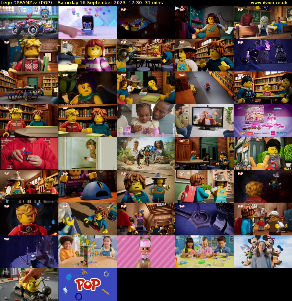 Lego DREAMZzz (POP) Saturday 16 September 2023 17:30 - 18:01