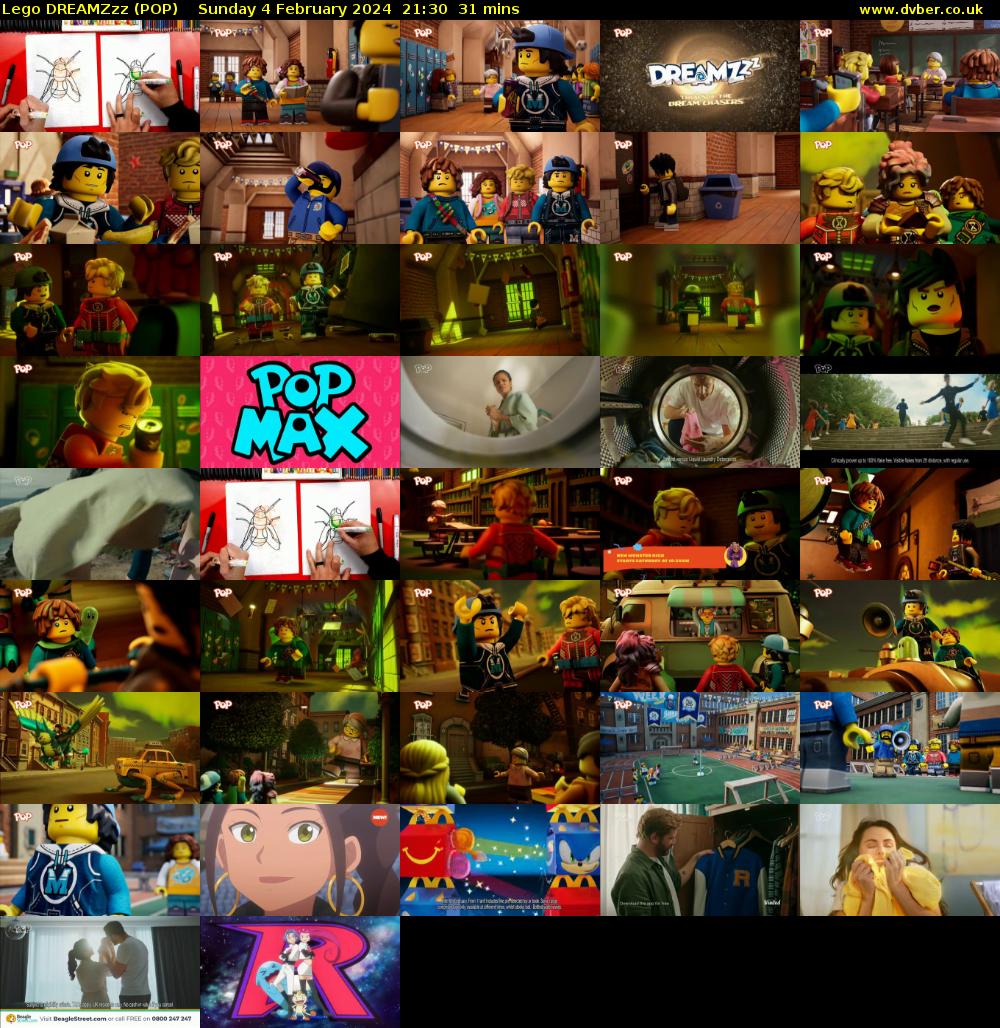 Lego DREAMZzz (POP) Sunday 4 February 2024 21:30 - 22:01