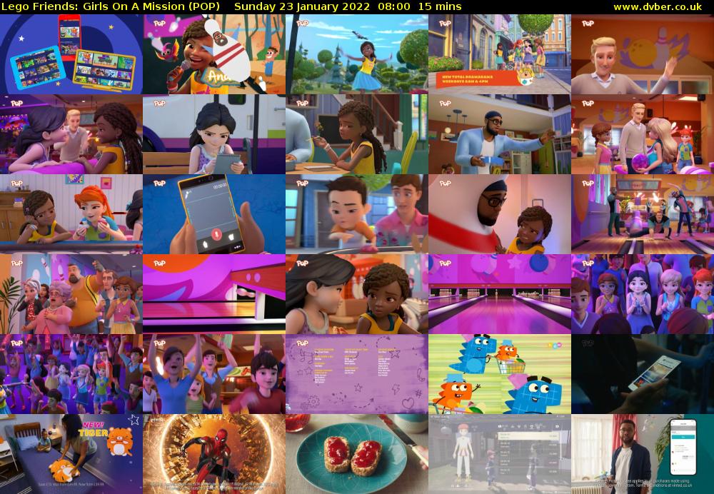 Lego Friends: Girls on a Mission (POP) Sunday 23 January 2022 08:00 - 08:15