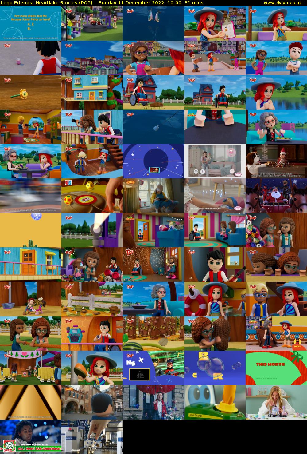Lego Friends: Heartlake Stories (POP) Sunday 11 December 2022 10:00 - 10:31