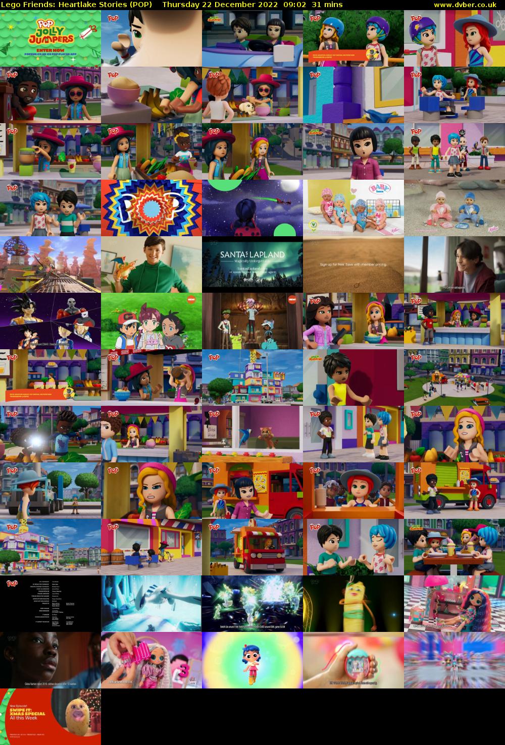 Lego Friends: Heartlake Stories (POP) Thursday 22 December 2022 09:02 - 09:33