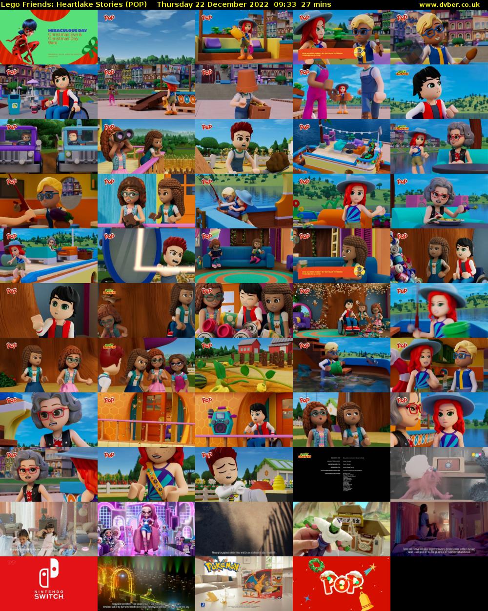 Lego Friends: Heartlake Stories (POP) Thursday 22 December 2022 09:33 - 10:00