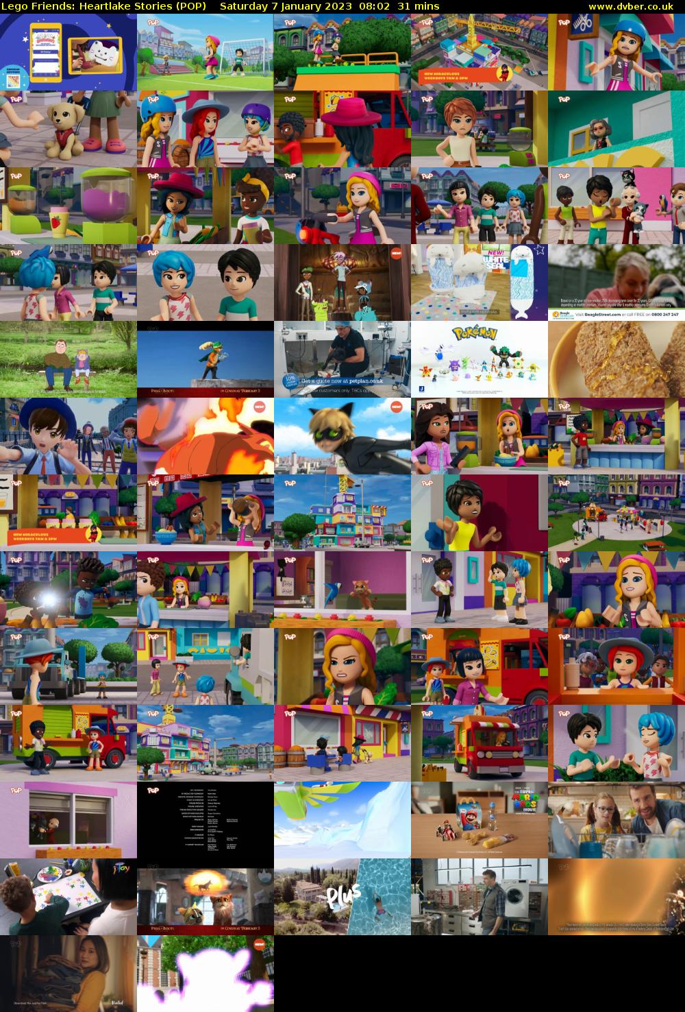 Lego Friends: Heartlake Stories (POP) Saturday 7 January 2023 08:02 - 08:33