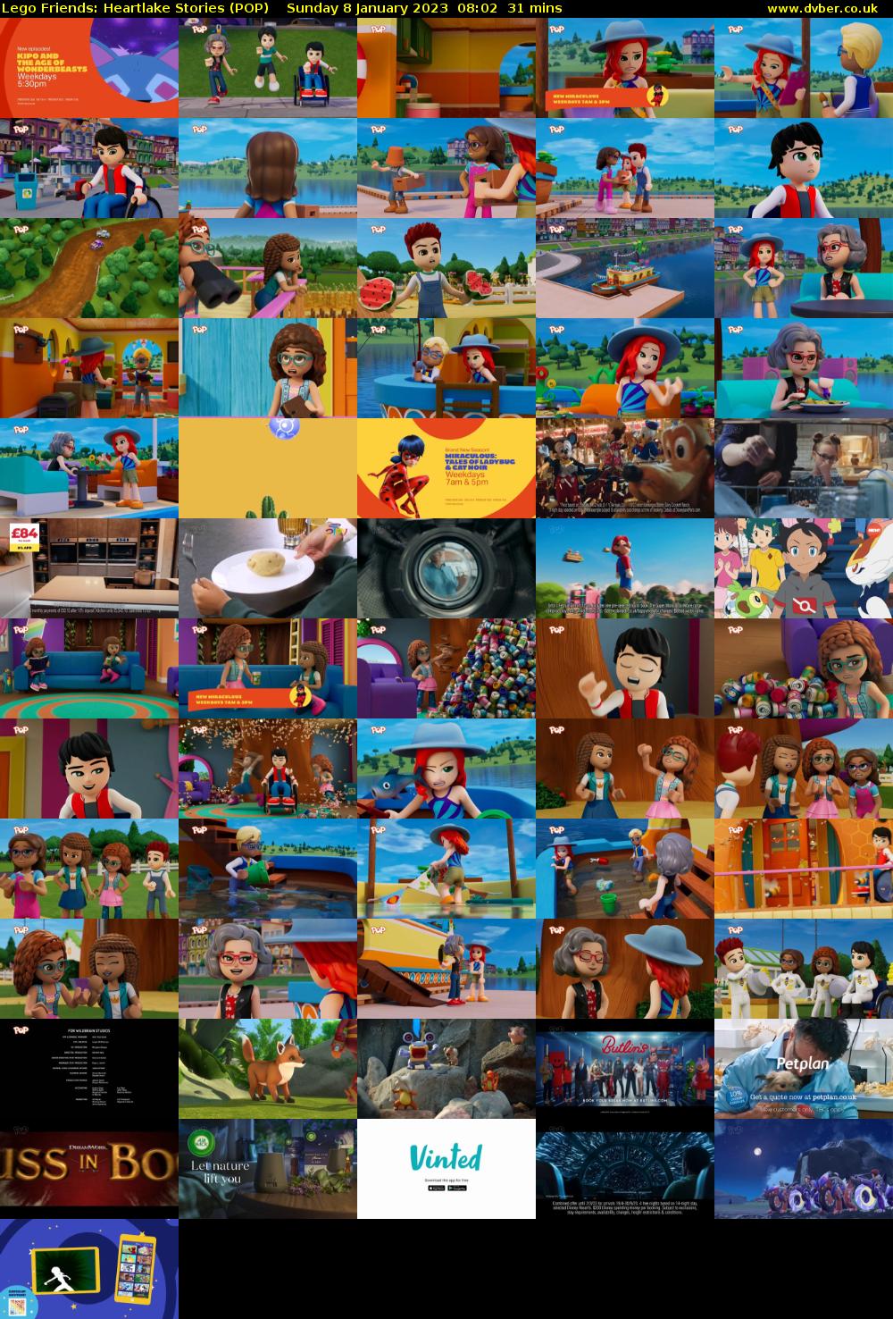 Lego Friends: Heartlake Stories (POP) Sunday 8 January 2023 08:02 - 08:33