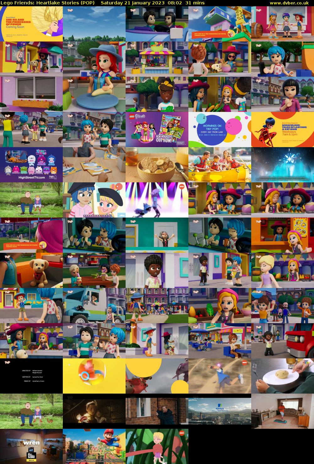 Lego Friends: Heartlake Stories (POP) Saturday 21 January 2023 08:02 - 08:33