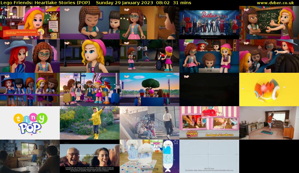 Lego Friends: Heartlake Stories (POP) Sunday 29 January 2023 08:02 - 08:33