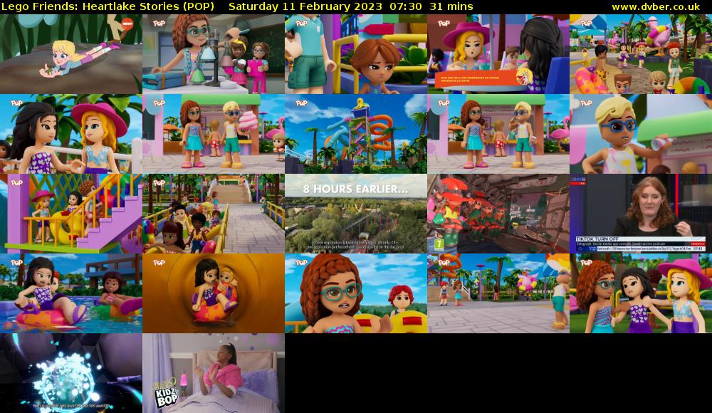 Lego Friends: Heartlake Stories (POP) Saturday 11 February 2023 07:30 - 08:01