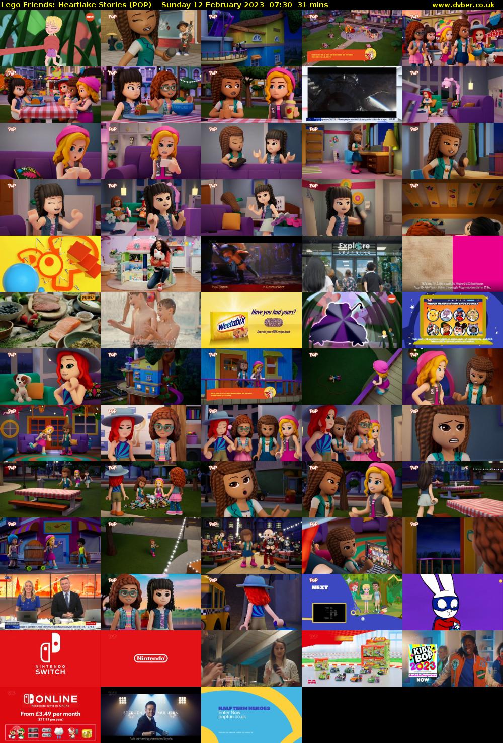 Lego Friends: Heartlake Stories (POP) Sunday 12 February 2023 07:30 - 08:01