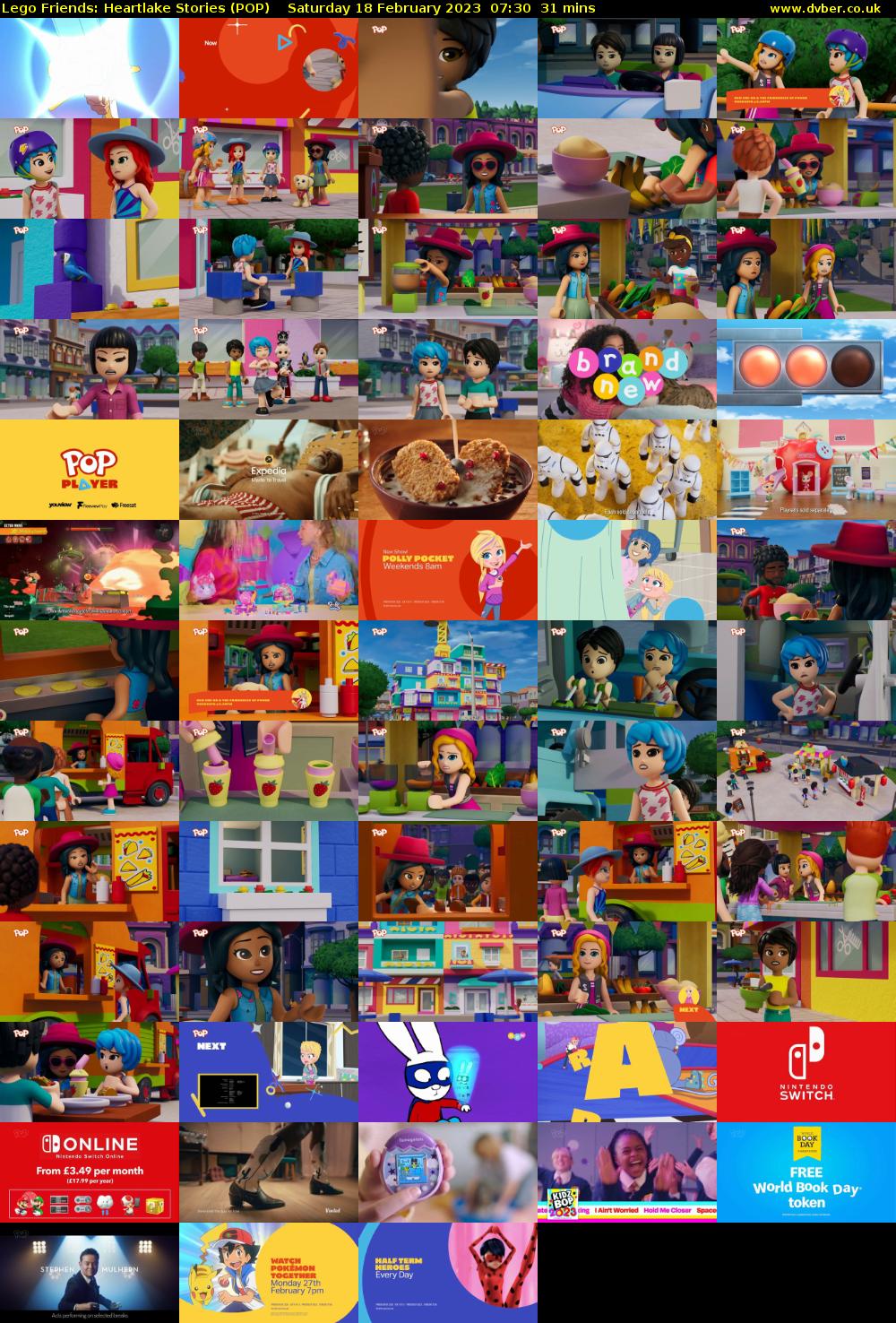 Lego Friends: Heartlake Stories (POP) Saturday 18 February 2023 07:30 - 08:01