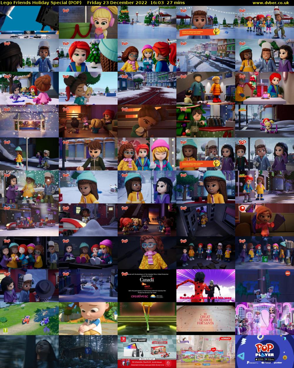 Lego Friends Holiday Special (POP) Friday 23 December 2022 16:03 - 16:30