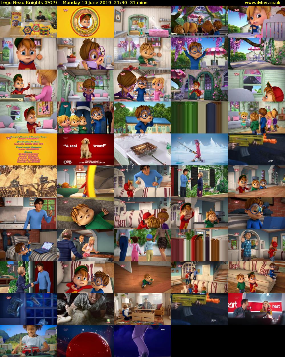 Lego Nexo Knights (POP) Monday 10 June 2019 21:30 - 22:01