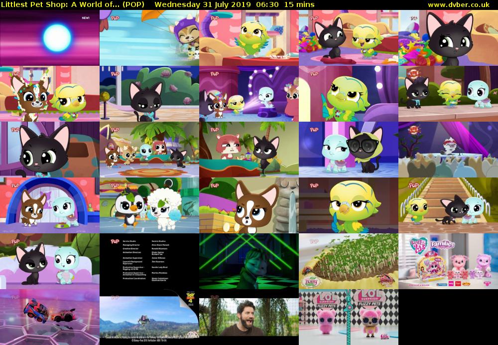 Littlest Pet Shop: A World of... (POP) Wednesday 31 July 2019 06:30 - 06:45