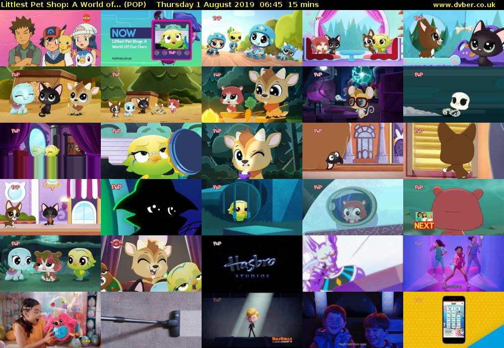 Littlest Pet Shop: A World of... (POP) Thursday 1 August 2019 06:45 - 07:00