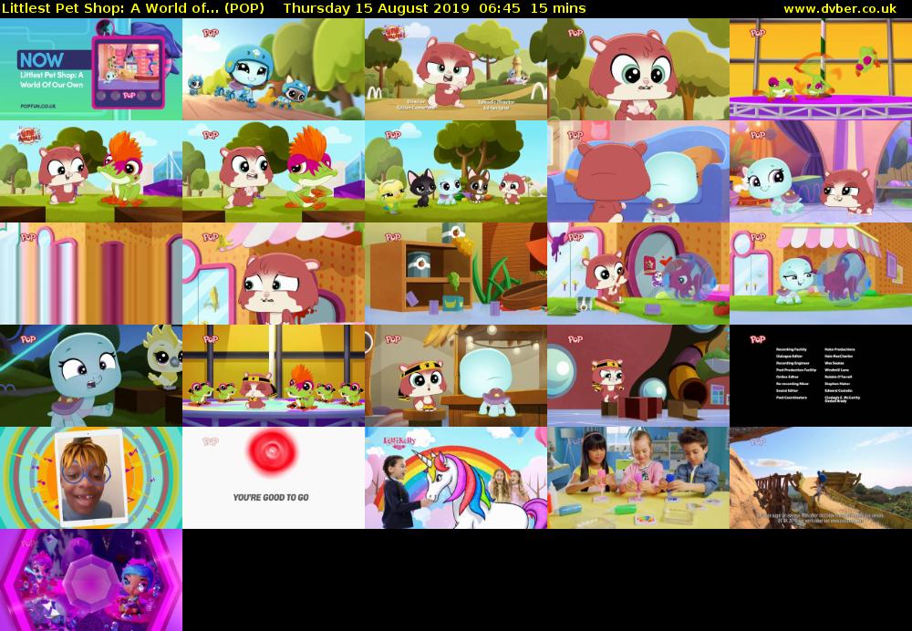 Littlest Pet Shop: A World of... (POP) Thursday 15 August 2019 06:45 - 07:00