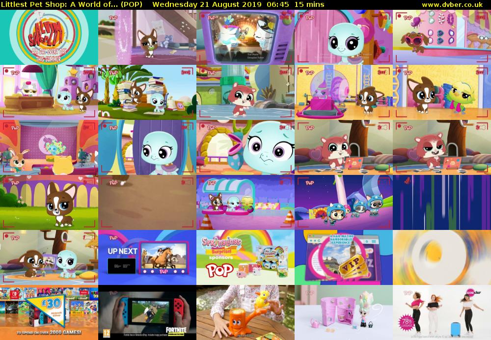 Littlest Pet Shop: A World of... (POP) Wednesday 21 August 2019 06:45 - 07:00