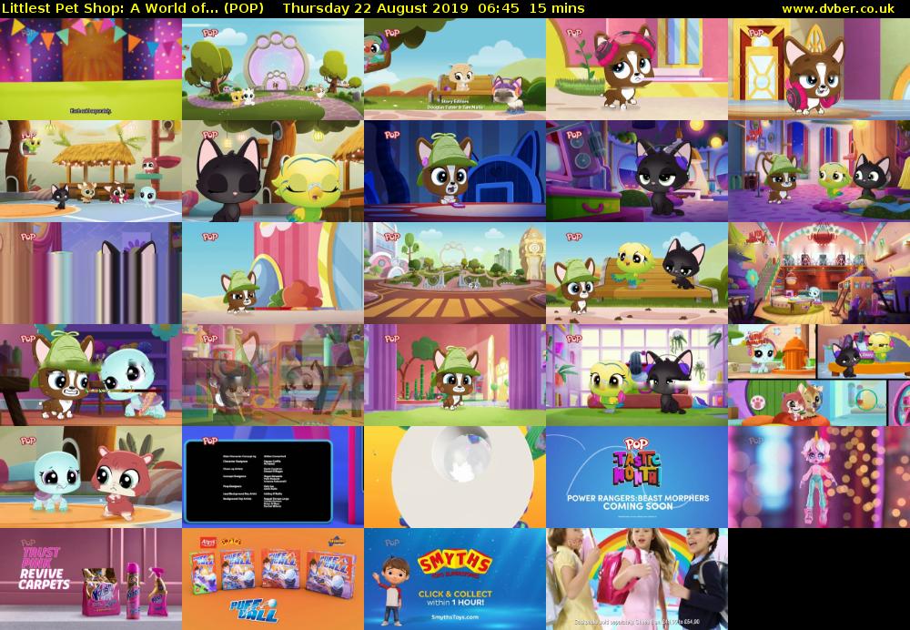 Littlest Pet Shop: A World of... (POP) Thursday 22 August 2019 06:45 - 07:00