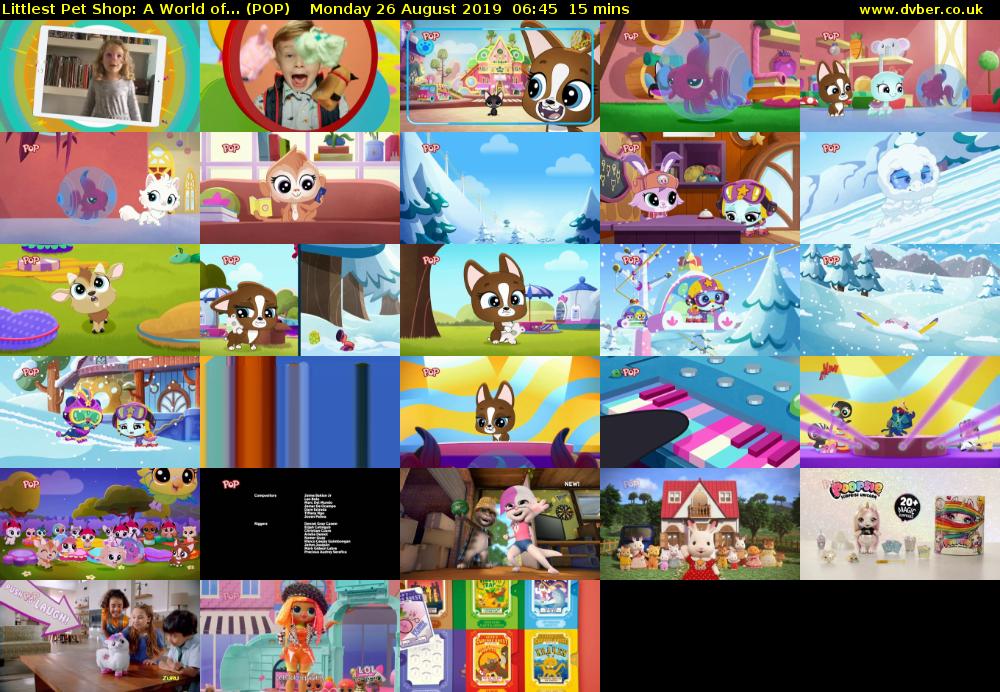 Littlest Pet Shop: A World of... (POP) Monday 26 August 2019 06:45 - 07:00