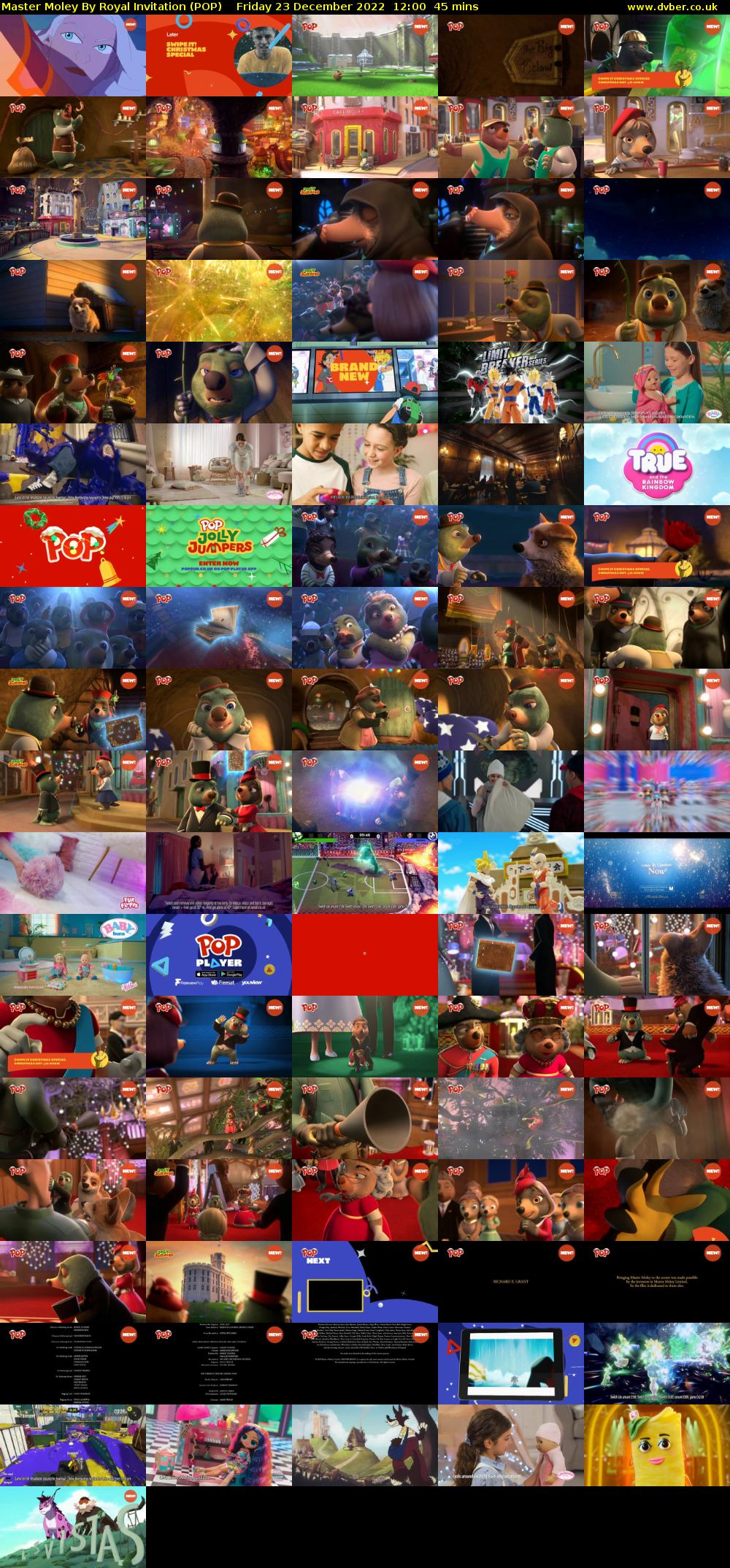 Master Moley By Royal Invitation (POP) Friday 23 December 2022 12:00 - 12:45