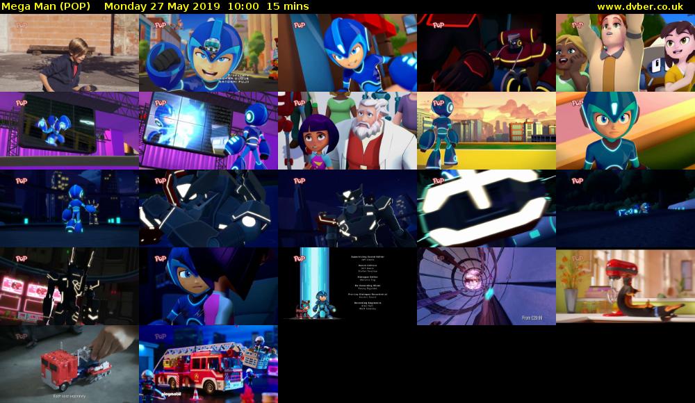 Mega Man (POP) Monday 27 May 2019 10:00 - 10:15